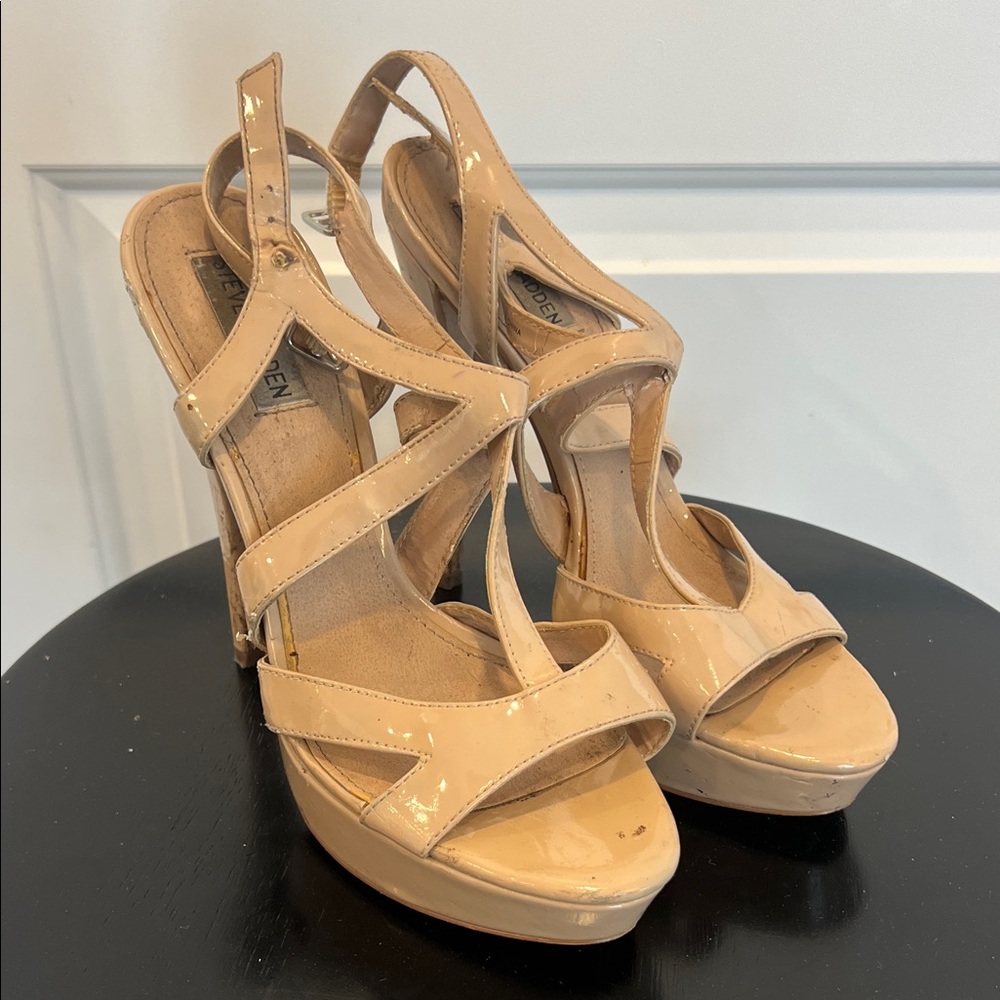 STEVE MADDEN Women's Synthetic Platform Sandal Size 9.5M